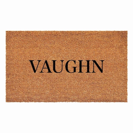 Calloway Mills Personalized Door Mat, Black, Natural, 17 in W x 29 in L 111551729